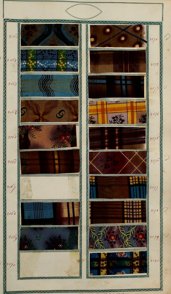 An illustration from [Book of samples, 1825, leaf 210