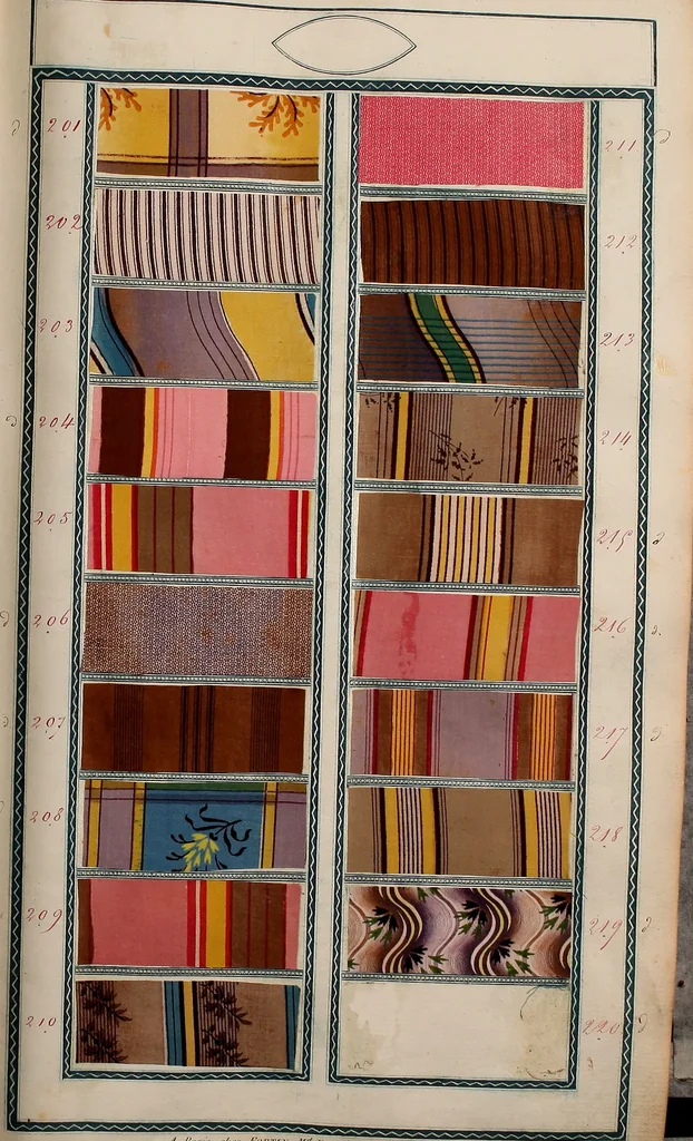 An illustration from [Book of samples, 1825, leaf 24