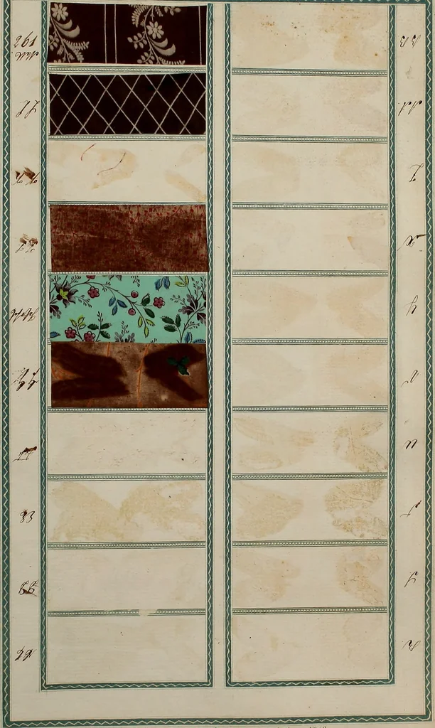An illustration from [Book of samples, 1825, leaf 240