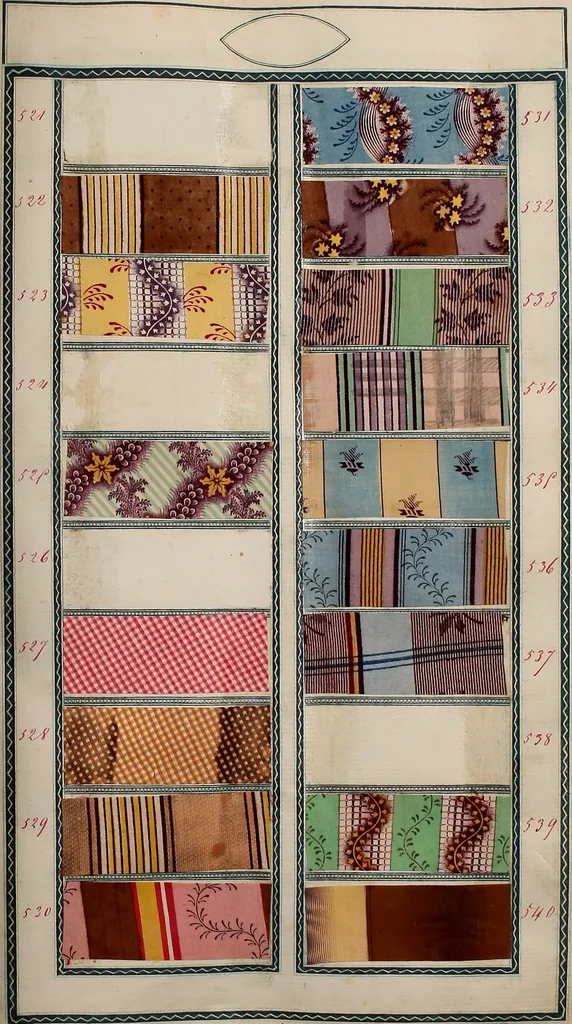 An illustration from [Book of samples, 1825, leaf 56
