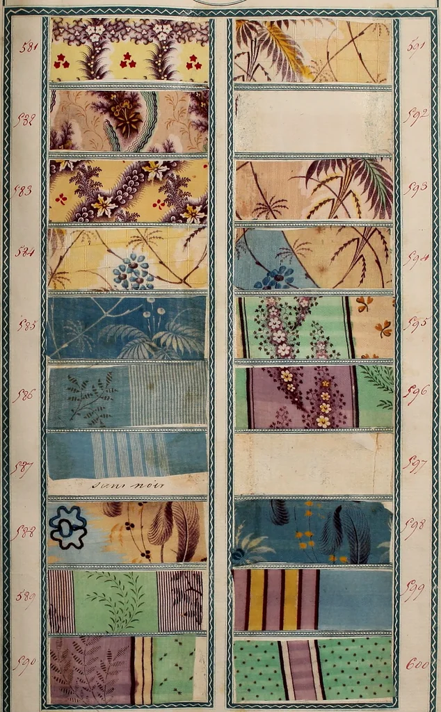 An illustration from [Book of samples, 1825, leaf 62
