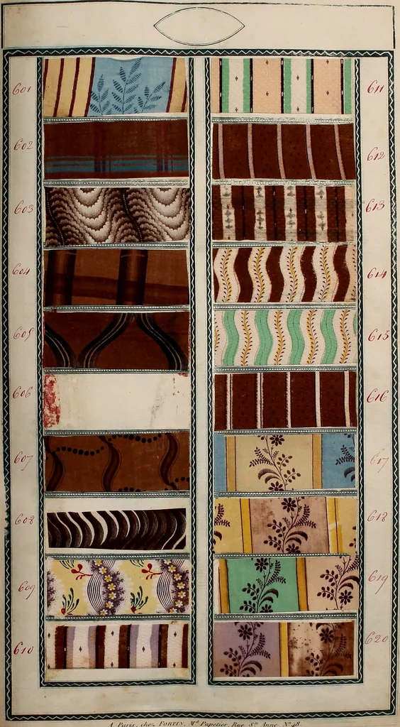 An illustration from [Book of samples, 1825, leaf 64