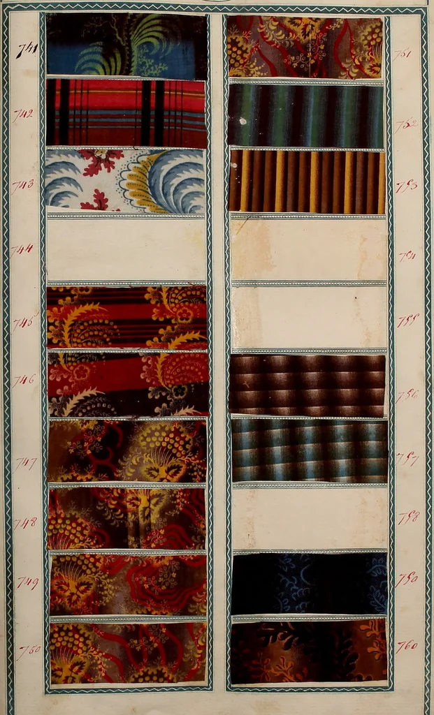 An illustration from [Book of samples, 1825, leaf 78