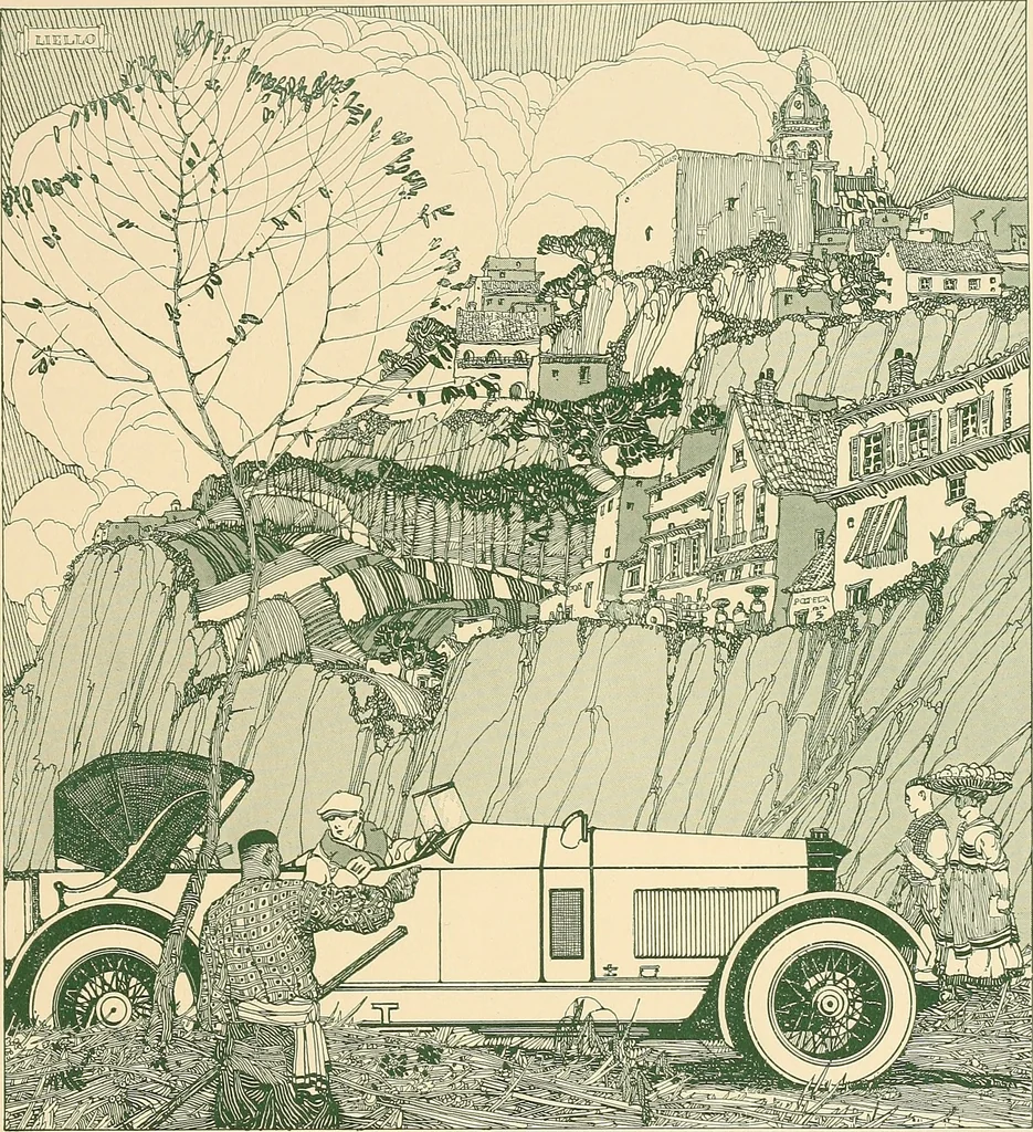 An illustration from A book of samples of papers manufactured to print properly all kinds of illustrations; together with a book of the same papers printed and lithographed in all of the principal processes used for illustration, 1922, leaf 108