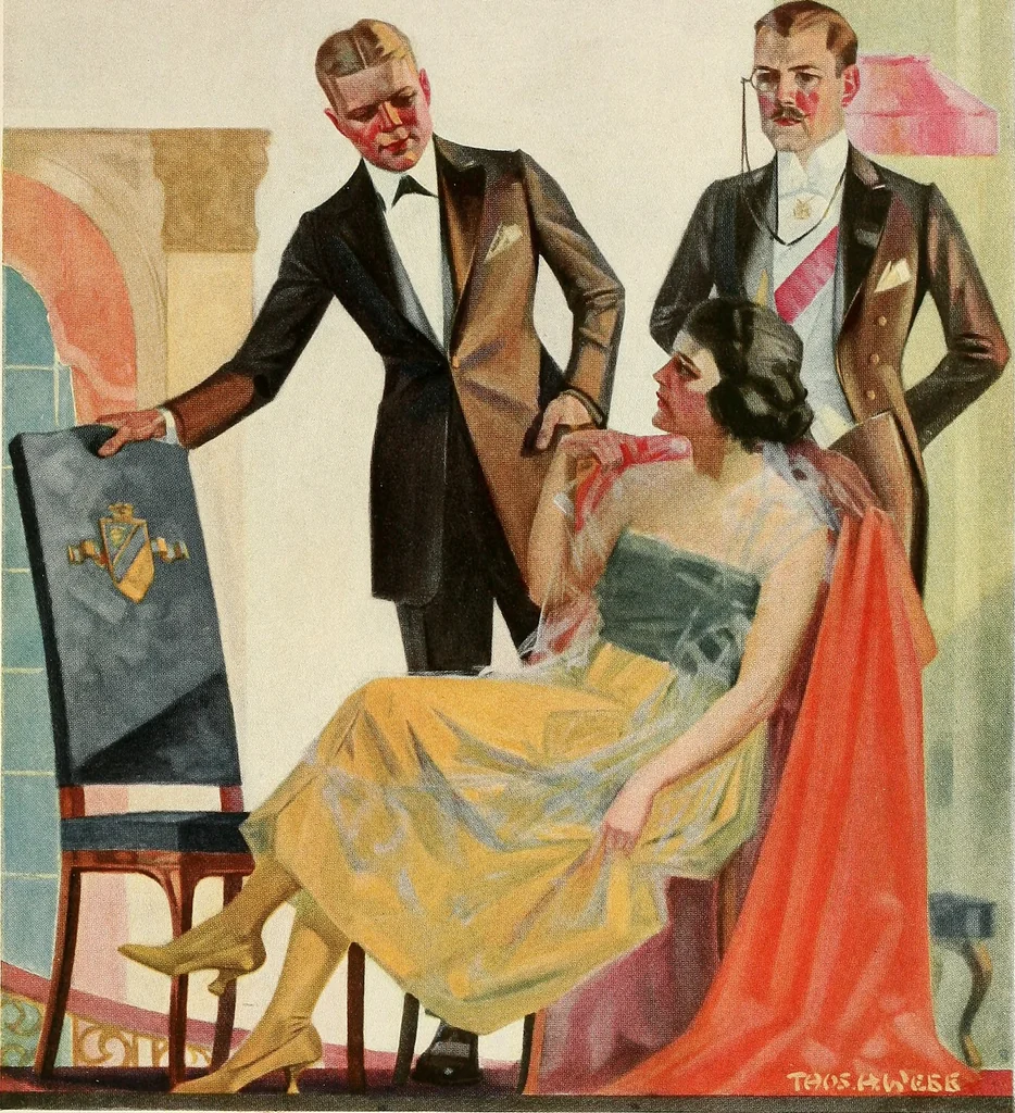 An illustration from A book of samples of papers manufactured to print properly all kinds of illustrations; together with a book of the same papers printed and lithographed in all of the principal processes used for illustration, 1922, leaf 24