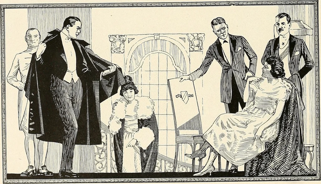An illustration from A book of samples of papers manufactured to print properly all kinds of illustrations; together with a book of the same papers printed and lithographed in all of the principal processes used for illustration, 1922, leaf 343