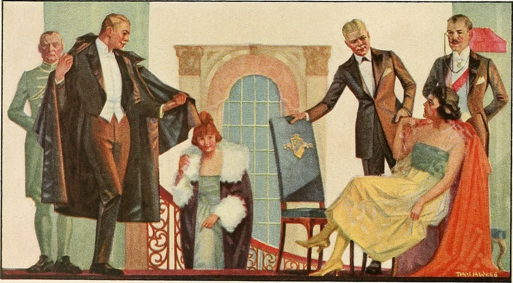 An illustration from A book of samples of papers manufactured to print properly all kinds of illustrations; together with a book of the same papers printed and lithographed in all of the principal processes used for illustration, 1922, leaf 369