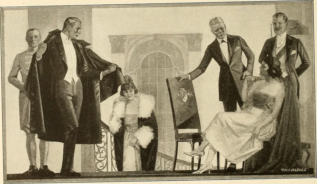 An illustration from A book of samples of papers manufactured to print properly all kinds of illustrations; together with a book of the same papers printed and lithographed in all of the principal processes used for illustration, 1922, leaf 517