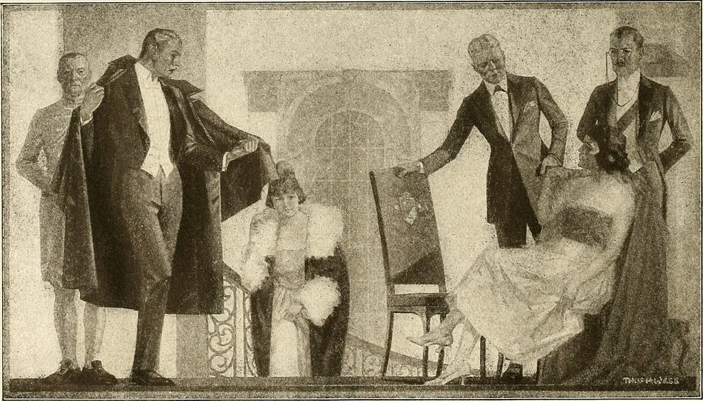 An illustration from A book of samples of papers manufactured to print properly all kinds of illustrations; together with a book of the same papers printed and lithographed in all of the principal processes used for illustration, 1922, leaf 565
