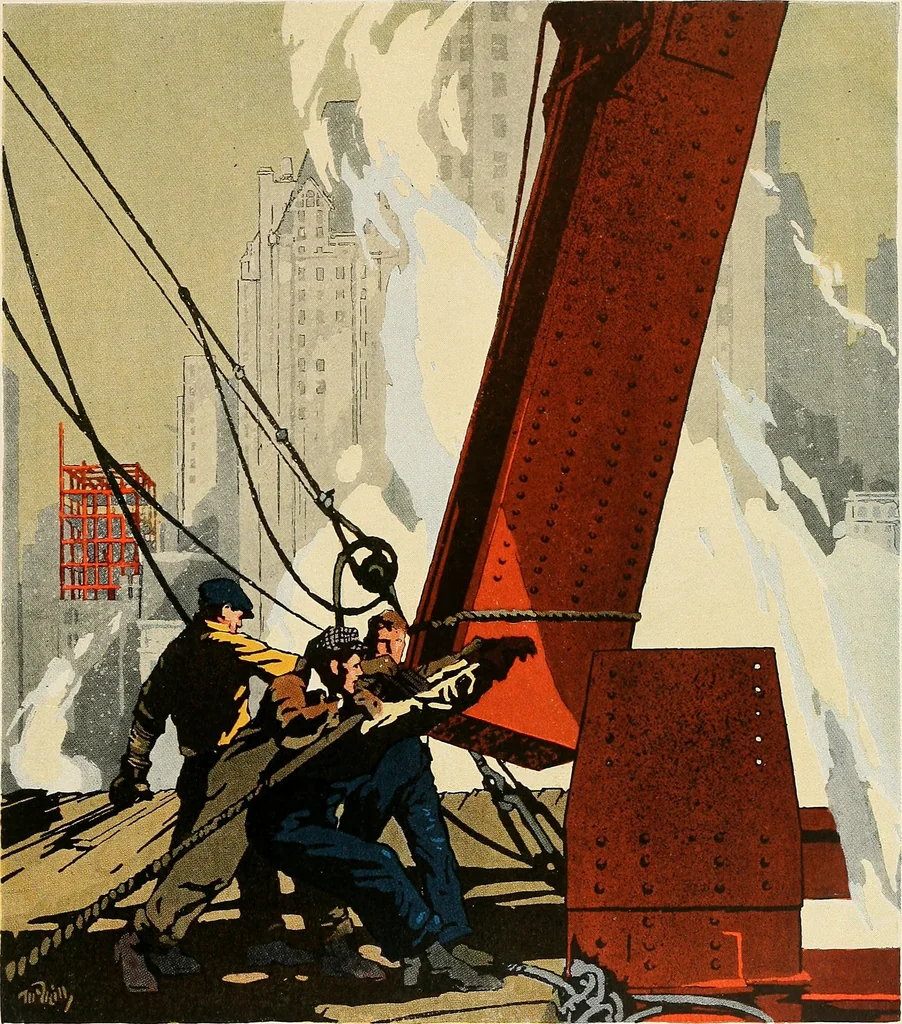 An illustration from A book of samples of papers manufactured to print properly all kinds of illustrations; together with a book of the same papers printed and lithographed in all of the principal processes used for illustration, 1922, leaf 62