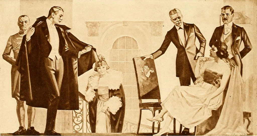 An illustration from A book of samples of papers manufactured to print properly all kinds of illustrations; together with a book of the same papers printed and lithographed in all of the principal processes used for illustration, 1922, leaf 633