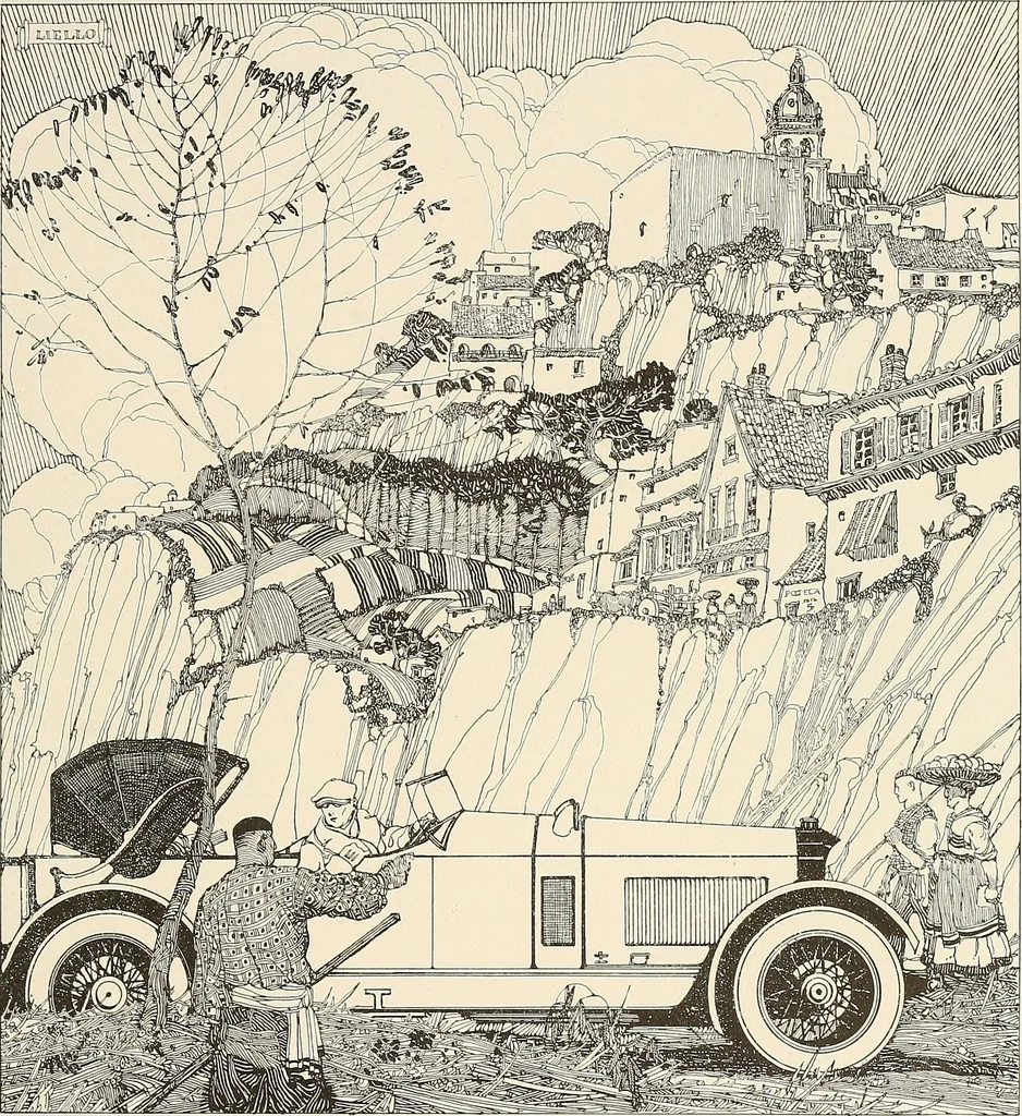 An illustration from A book of samples of papers manufactured to print properly all kinds of illustrations; together with a book of the same papers printed and lithographed in all of the principal processes used for illustration, 1922, leaf 64