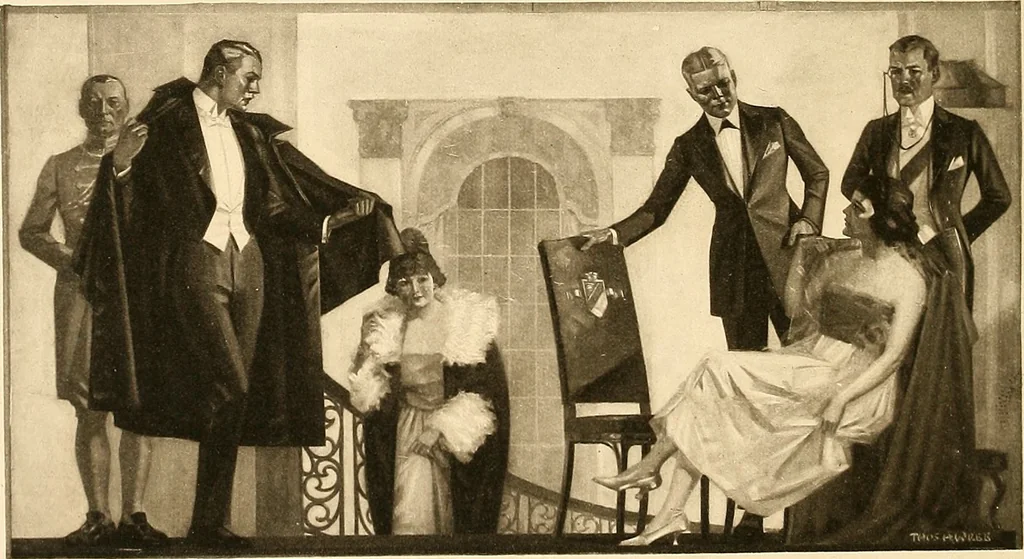 An illustration from A book of samples of papers manufactured to print properly all kinds of illustrations; together with a book of the same papers printed and lithographed in all of the principal processes used for illustration, 1922, leaf 641