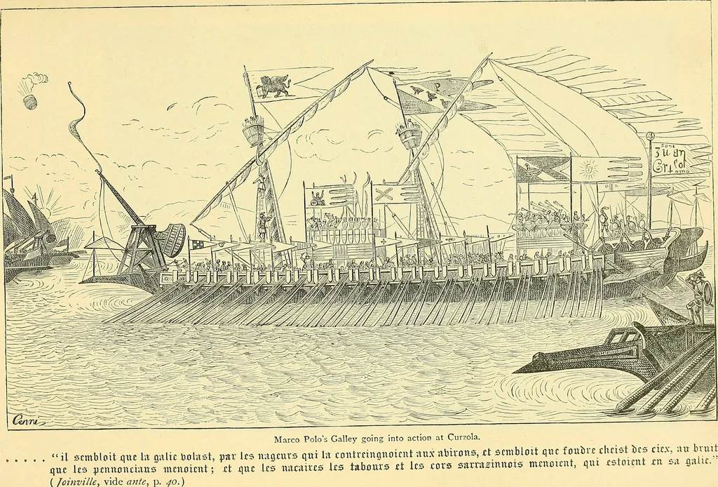 An illustration from The book of Ser Marco Polo, the Venetian, concerning the kingdoms and marvels of the East;, 1903, leaf 170