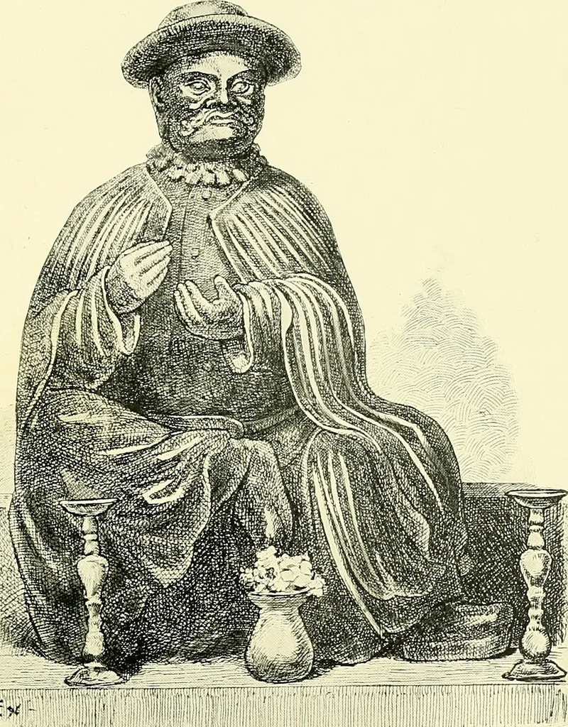 An illustration from The book of Ser Marco Polo, the Venetian, concerning the kingdoms and marvels of the East;, 1903, leaf 212