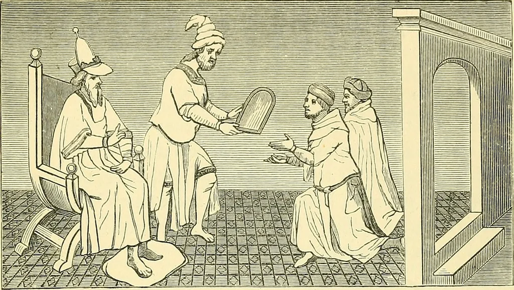 An illustration from The book of Ser Marco Polo, the Venetian, concerning the kingdoms and marvels of the East;, 1903, leaf 304