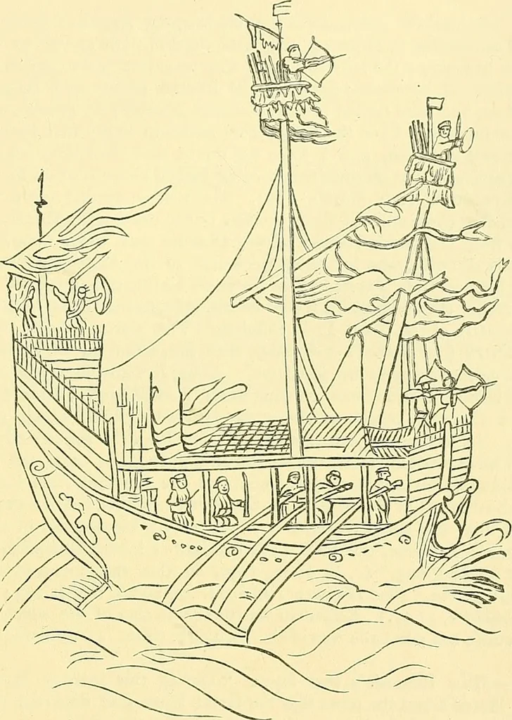 An illustration from The book of Ser Marco Polo, the Venetian, concerning the kingdoms and marvels of the East;, 1903, leaf 330