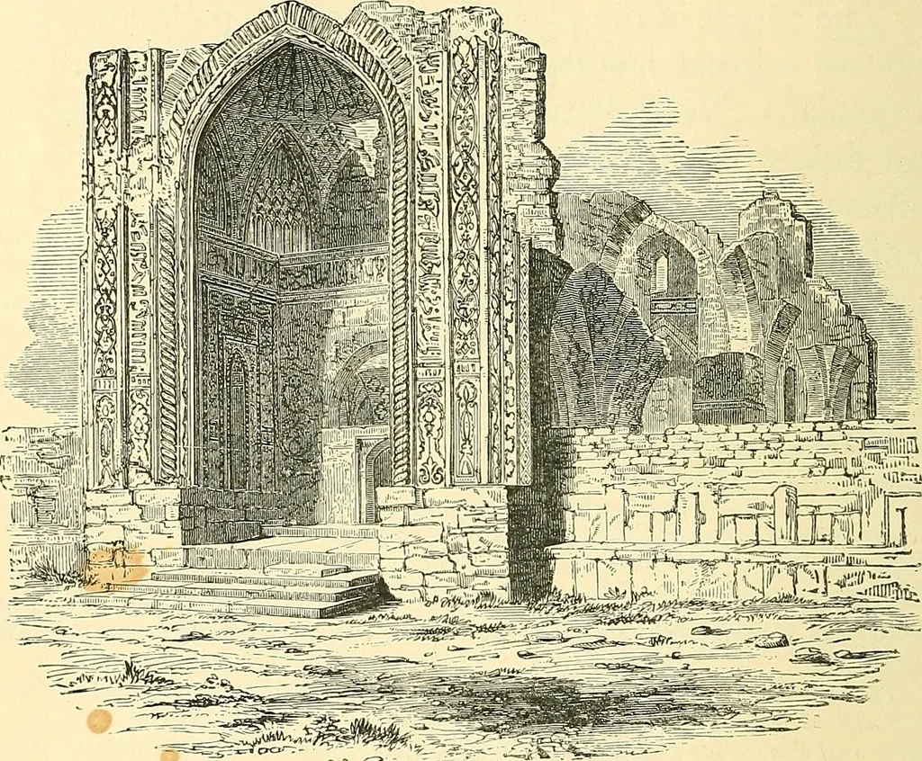 An illustration from The book of Ser Marco Polo, the Venetian, concerning the kingdoms and marvels of the East;, 1903, leaf 371