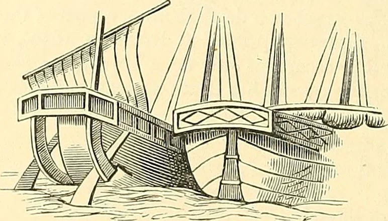 An illustration from The book of Ser Marco Polo, the Venetian, concerning the kingdoms and marvels of the East;, 1903, leaf 415