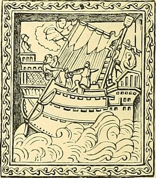 An illustration from The book of Ser Marco Polo, the Venetian, concerning the kingdoms and marvels of the East;, 1903, leaf 415