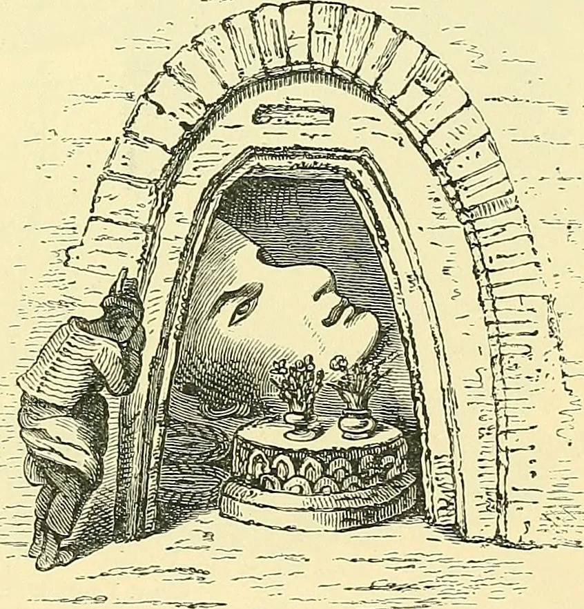 An illustration from The book of Ser Marco Polo, the Venetian, concerning the kingdoms and marvels of the East;, 1903, leaf 520