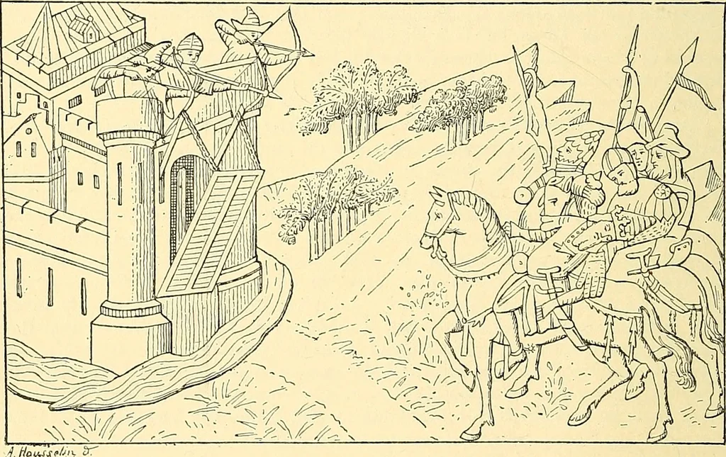 An illustration from The book of Ser Marco Polo, the Venetian, concerning the kingdoms and marvels of the East;, 1903, leaf 543