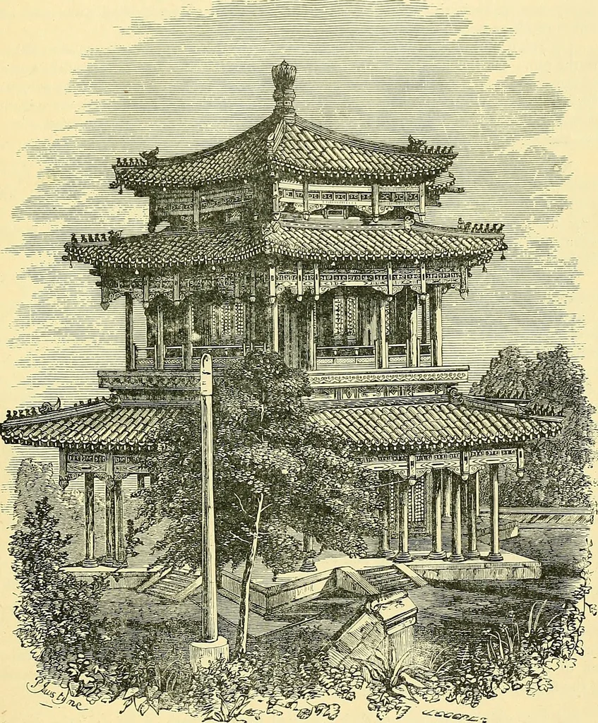 An illustration from The book of Ser Marco Polo, the Venetian, concerning the kingdoms and marvels of the East;, 1903, leaf 608