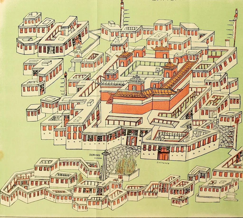An illustration from The book of Ser Marco Polo, the Venetian, concerning the kingdoms and marvels of the East;, 1903, leaf 621