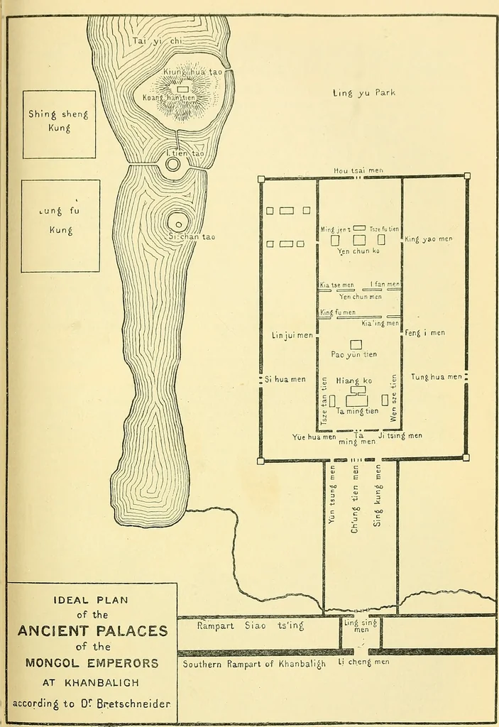 An illustration from The book of Ser Marco Polo, the Venetian, concerning the kingdoms and marvels of the East;, 1903, leaf 674