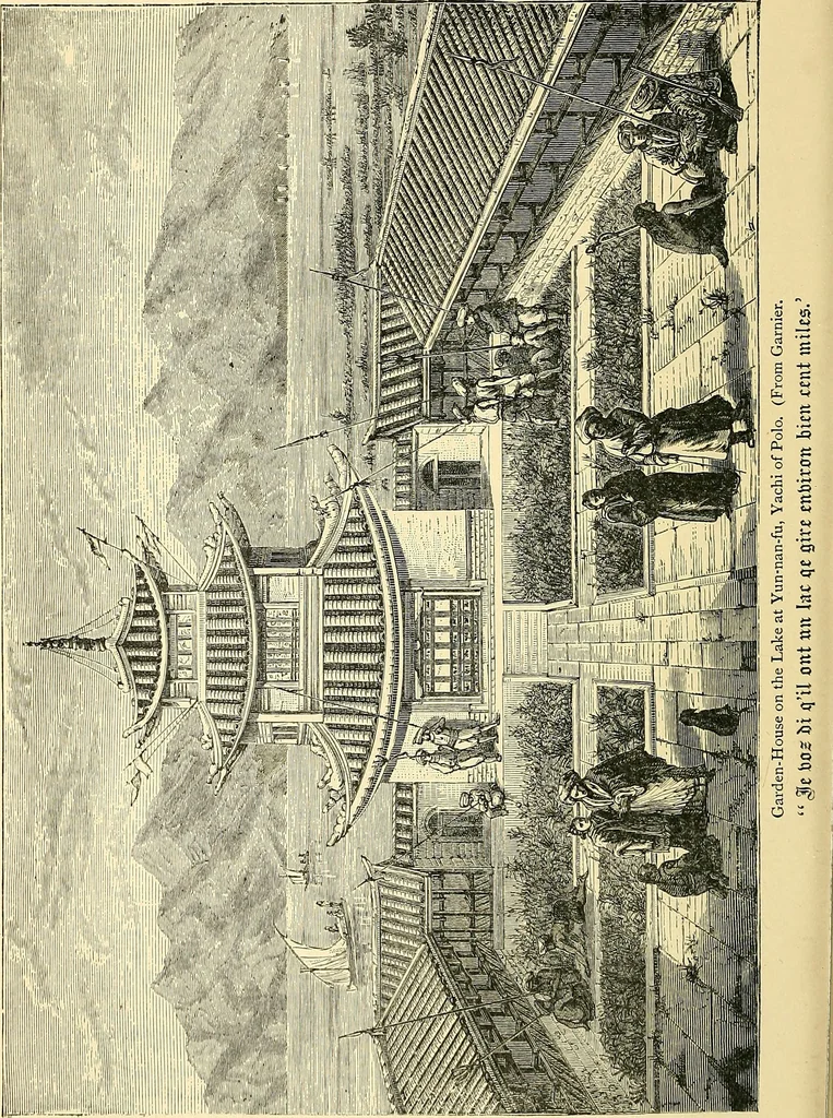 An illustration from The book of Ser Marco Polo, the Venetian, concerning the kingdoms and marvels of the East;, 1903, leaf 107