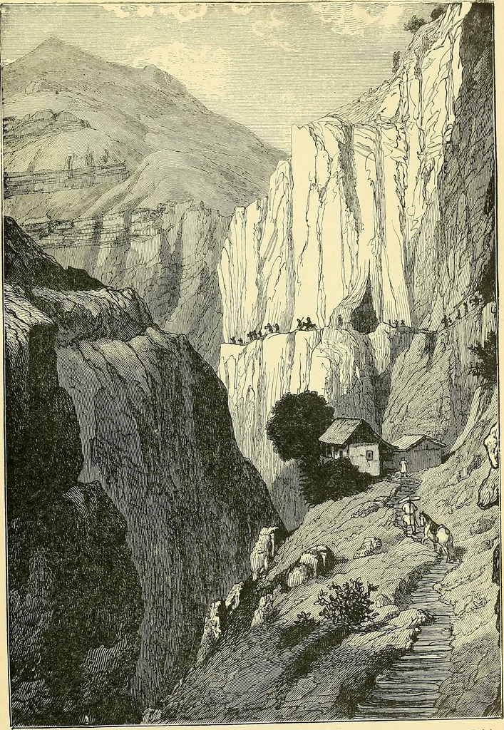 An illustration from The book of Ser Marco Polo, the Venetian, concerning the kingdoms and marvels of the East;, 1903, leaf 110