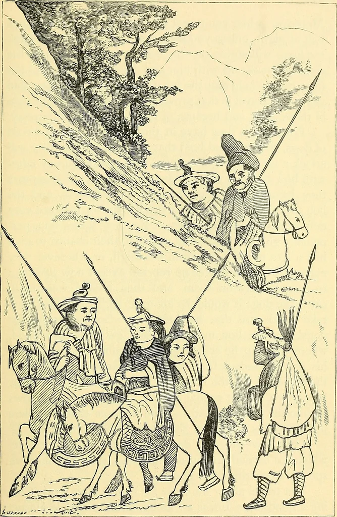 An illustration from The book of Ser Marco Polo, the Venetian, concerning the kingdoms and marvels of the East;, 1903, leaf 170