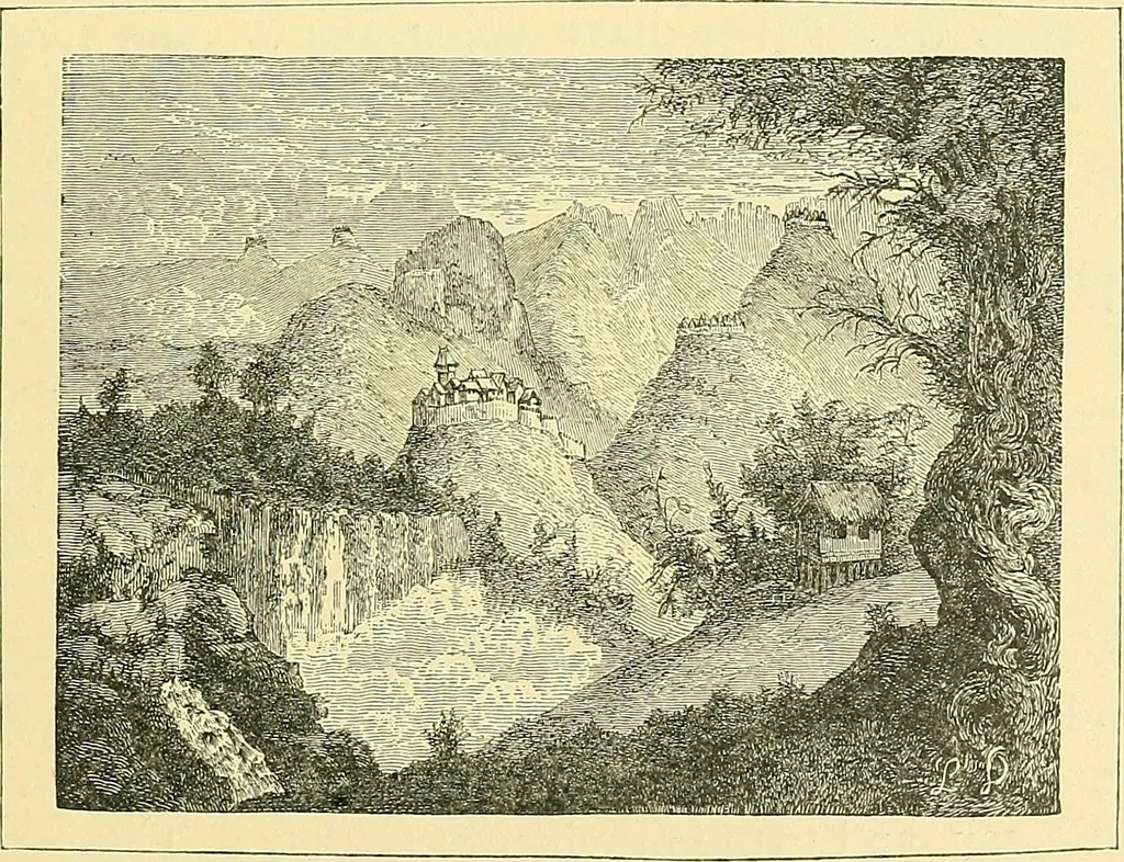 An illustration from The book of Ser Marco Polo, the Venetian, concerning the kingdoms and marvels of the East;, 1903, leaf 178