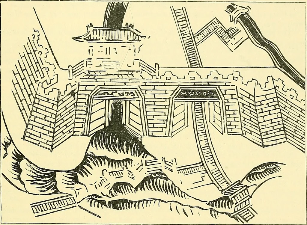 An illustration from The book of Ser Marco Polo, the Venetian, concerning the kingdoms and marvels of the East;, 1903, leaf 234