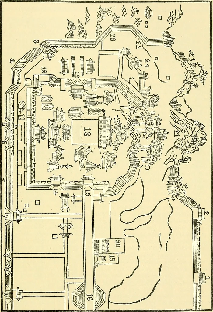 An illustration from The book of Ser Marco Polo, the Venetian, concerning the kingdoms and marvels of the East;, 1903, leaf 248