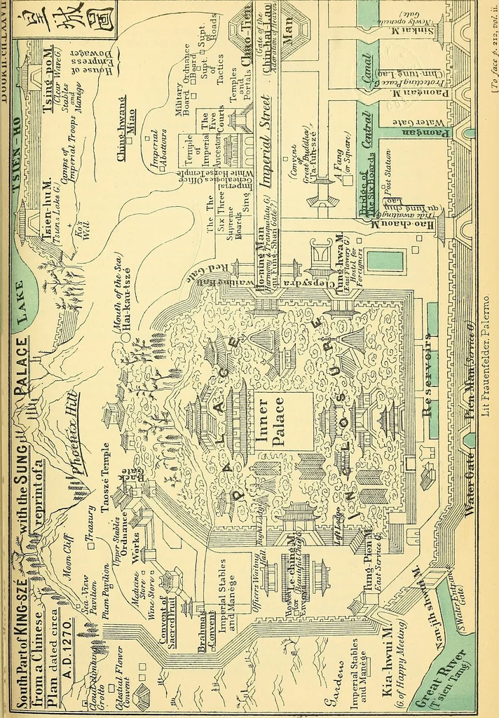 An illustration from The book of Ser Marco Polo, the Venetian, concerning the kingdoms and marvels of the East;, 1903, leaf 266
