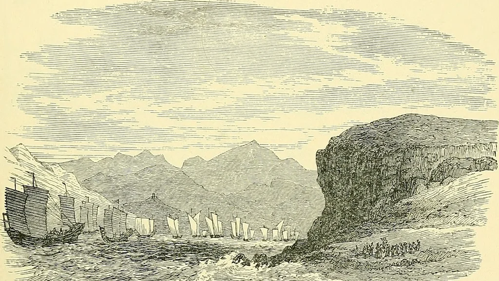 An illustration from The book of Ser Marco Polo, the Venetian, concerning the kingdoms and marvels of the East;, 1903, leaf 302