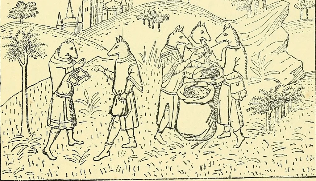 An illustration from The book of Ser Marco Polo, the Venetian, concerning the kingdoms and marvels of the East;, 1903, leaf 370
