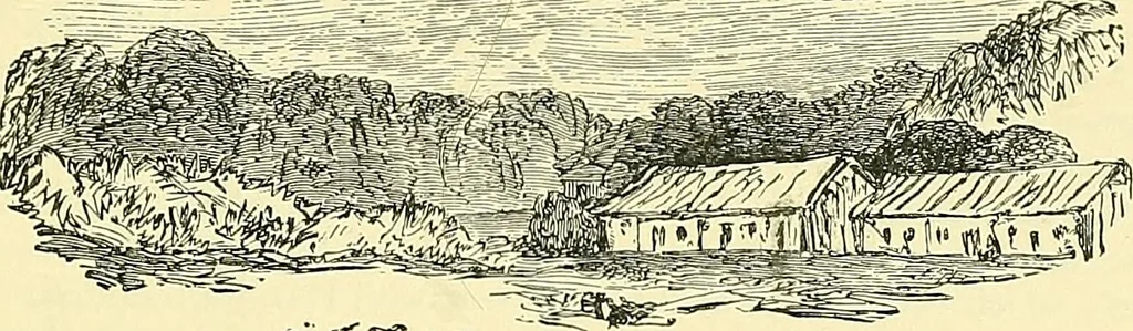 An illustration from The book of Ser Marco Polo, the Venetian, concerning the kingdoms and marvels of the East;, 1903, leaf 382