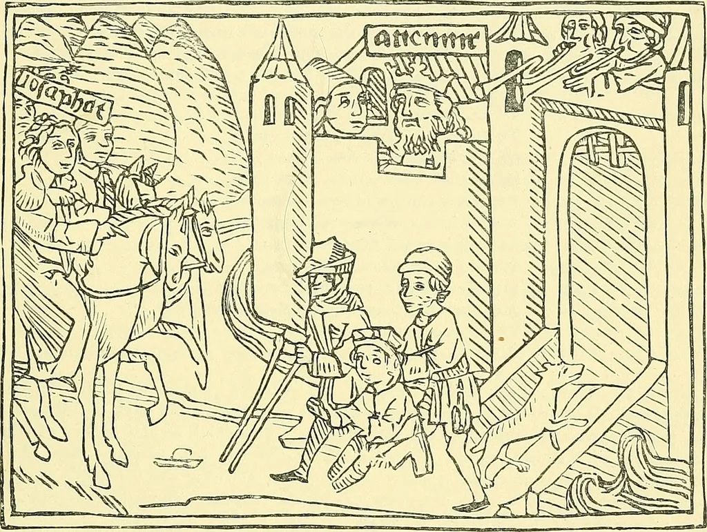 An illustration from The book of Ser Marco Polo, the Venetian, concerning the kingdoms and marvels of the East;, 1903, leaf 388