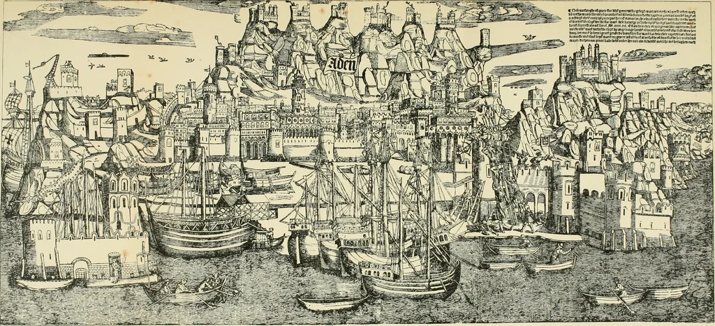 An illustration from The book of Ser Marco Polo, the Venetian, concerning the kingdoms and marvels of the East;, 1903, leaf 504