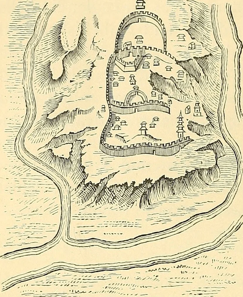 An illustration from The book of Ser Marco Polo, the Venetian, concerning the kingdoms and marvels of the East;, 1903, leaf 63