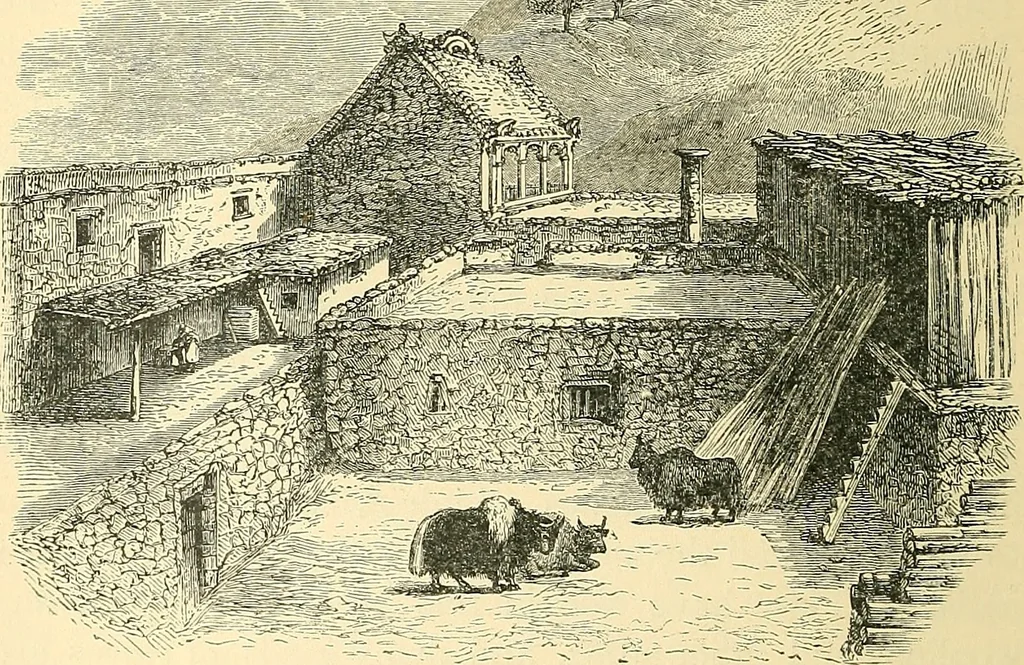 An illustration from The book of Ser Marco Polo, the Venetian, concerning the kingdoms and marvels of the East;, 1903, leaf 89