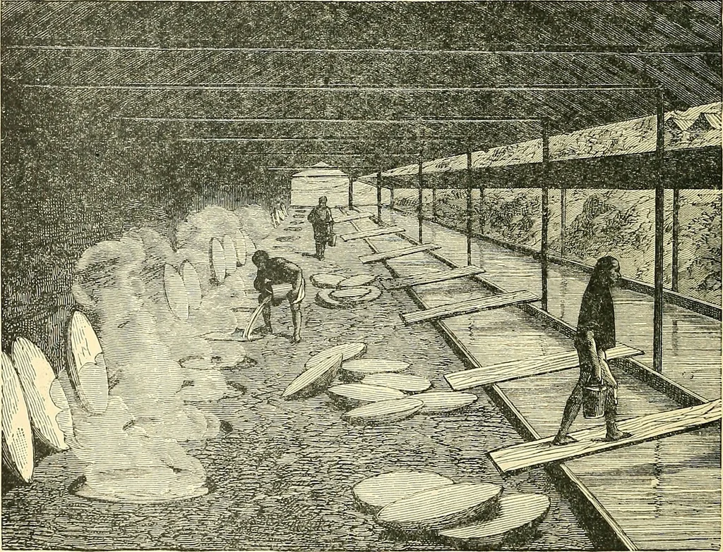 An illustration from The book of Ser Marco Polo, the Venetian, concerning the kingdoms and marvels of the East;, 1903, leaf 97