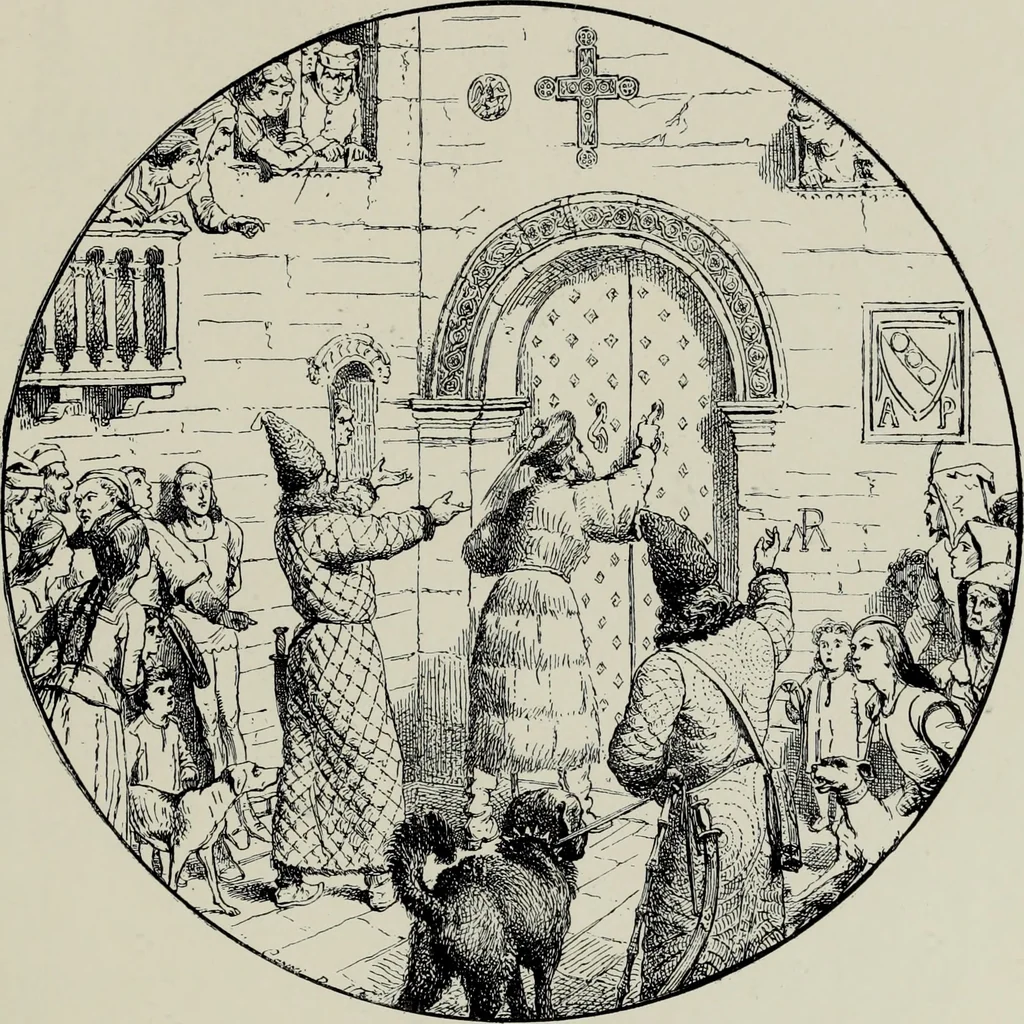 An illustration from The book of Ser Marco Polo : the Venetian concerning the kingdoms and marvels of the East, 1903, leaf 10