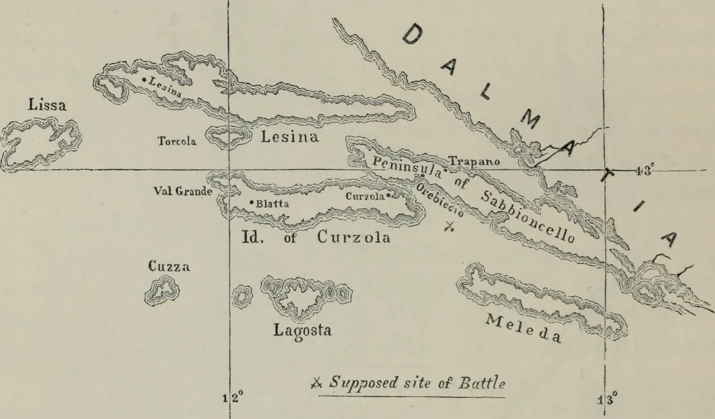 An illustration from The book of Ser Marco Polo : the Venetian concerning the kingdoms and marvels of the East, 1903, leaf 173