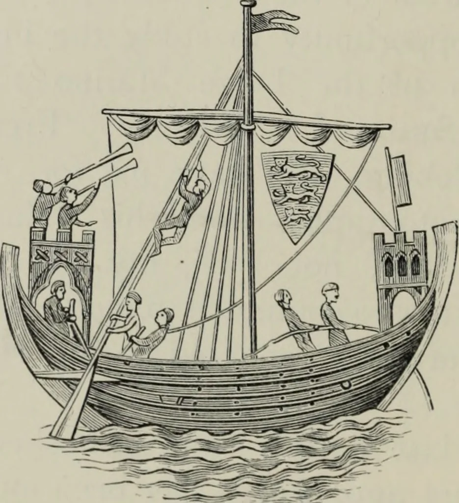An illustration from The book of Ser Marco Polo : the Venetian concerning the kingdoms and marvels of the East, 1903, leaf 19