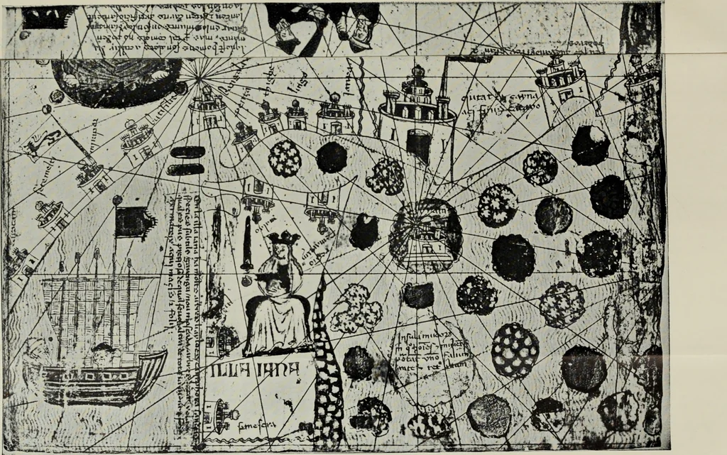 An illustration from The book of Ser Marco Polo : the Venetian concerning the kingdoms and marvels of the East, 1903, leaf 280