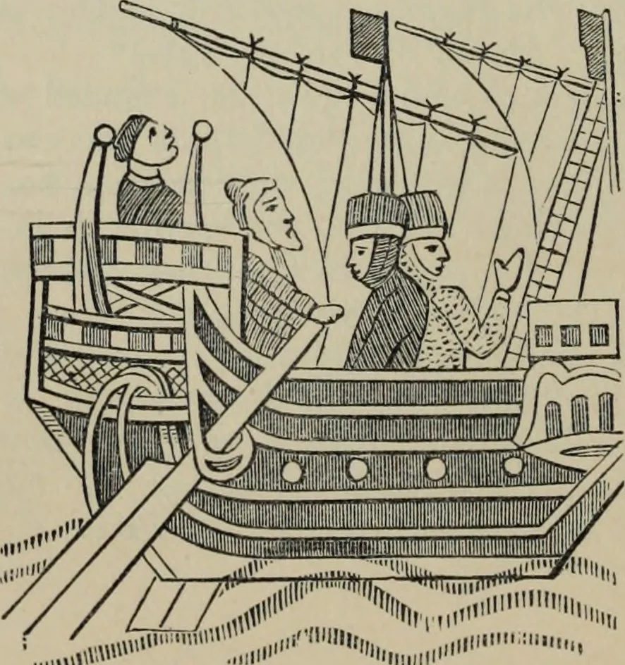 An illustration from The book of Ser Marco Polo : the Venetian concerning the kingdoms and marvels of the East, 1903, leaf 292