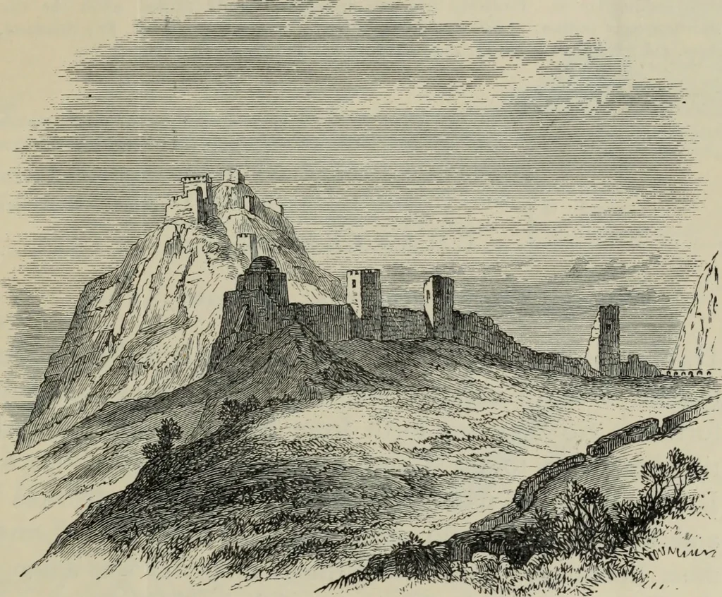 An illustration from The book of Ser Marco Polo : the Venetian concerning the kingdoms and marvels of the East, 1903, leaf 298